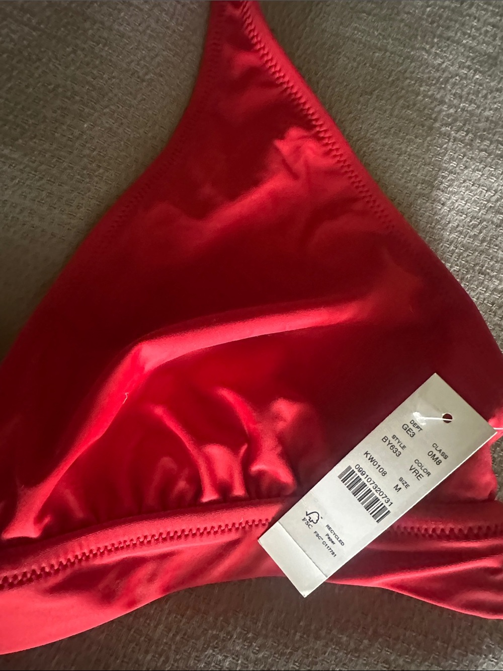 J. Crew Red Halter Bikini Set - Picture 2 of 5